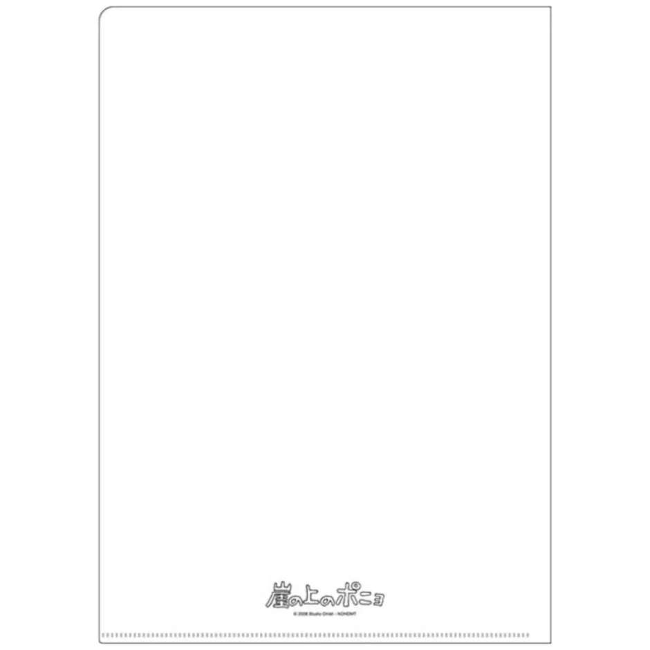 Maison Ghibli Storage-A4 Size Clear Folder Movie Poster - Ponyo On The Cliff