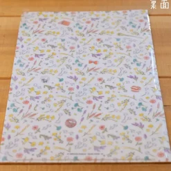 Maison Ghibli Storage-A4 Size Clear With 3 Flaps Flowers - Kiki'S Delivery Service