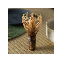 Maison Ghibli Kitchenware-Akahada-Yaki Matcha Tea Bowl & Whisk - My Neighbor Totoro