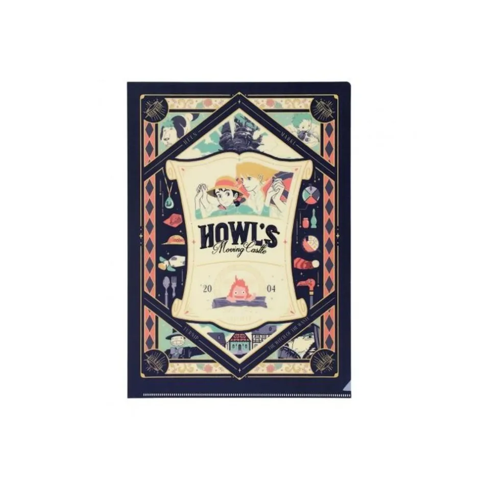 Maison Ghibli Storage-Art Deco Clear Folder A4 - Howl'S Moving Castle