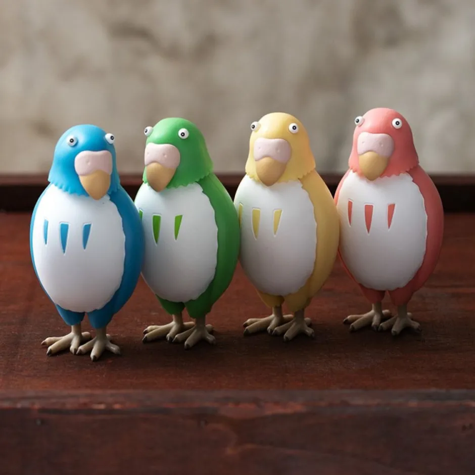 Maison Ghibli Toys-Bobble Head Figurine Blue Parakeet - The Boy And The Heron