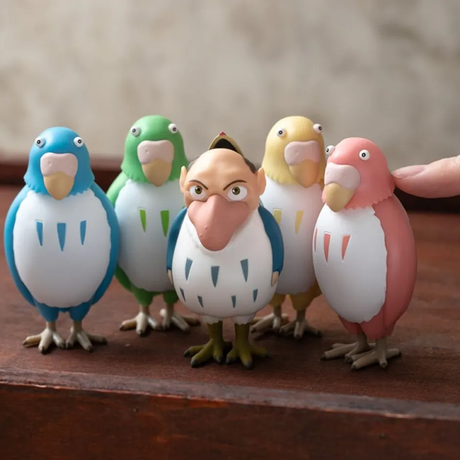 Maison Ghibli Toys-Bobble Head Figurine Blue Parakeet - The Boy And The Heron
