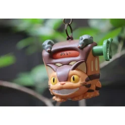 Maison Ghibli Keychains-Catbus Destination Kurukuru Keyring - My Neighbour Totoro