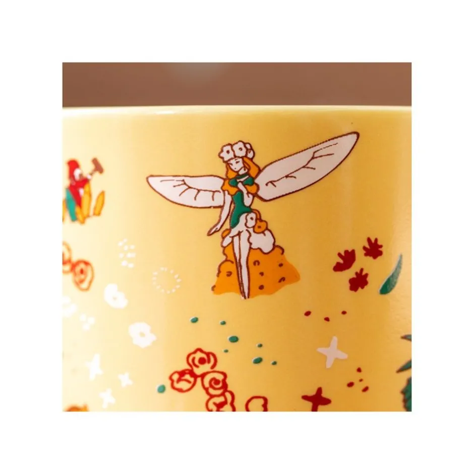 Maison Ghibli Kitchenware-Ceramic Cup Chasing The Cat - Whisper Of The Heart