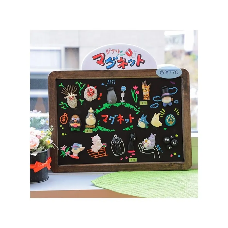 Maison Ghibli Magnets-Character Magnet Jiji Plush Toy - Kiki'S Delivery Service