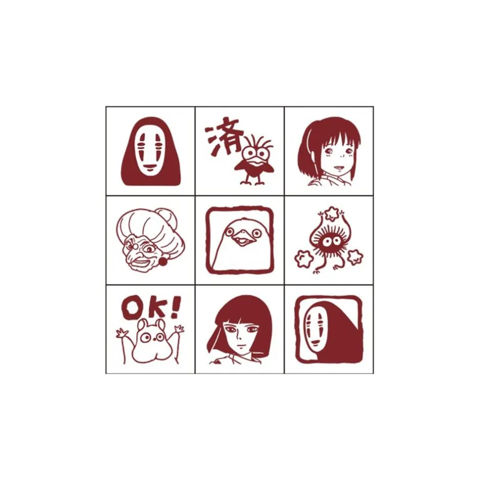Maison Ghibli Small Equipment-Character Stamp Set - Sprited Away