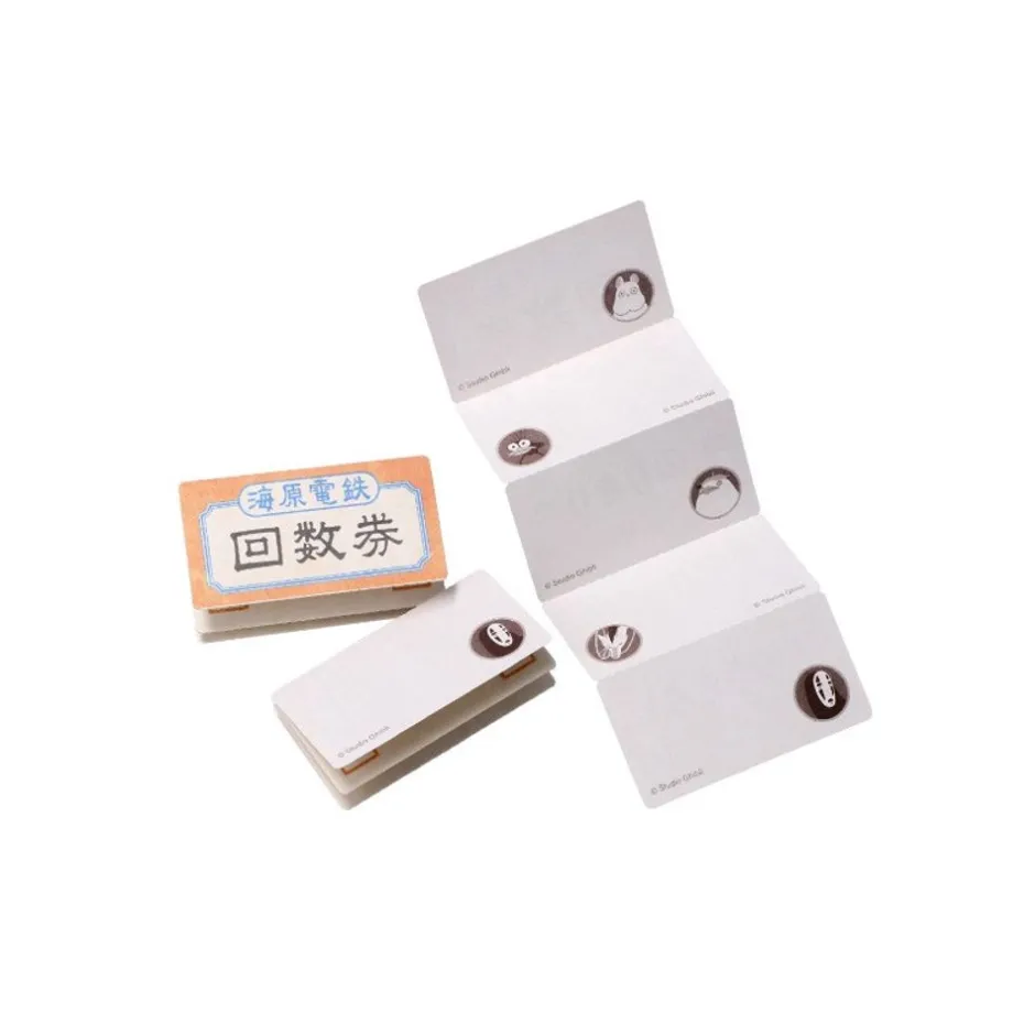 Maison Ghibli Small Equipment-Chihiro Mini Notepad Block Train Ticket - Spirited Away