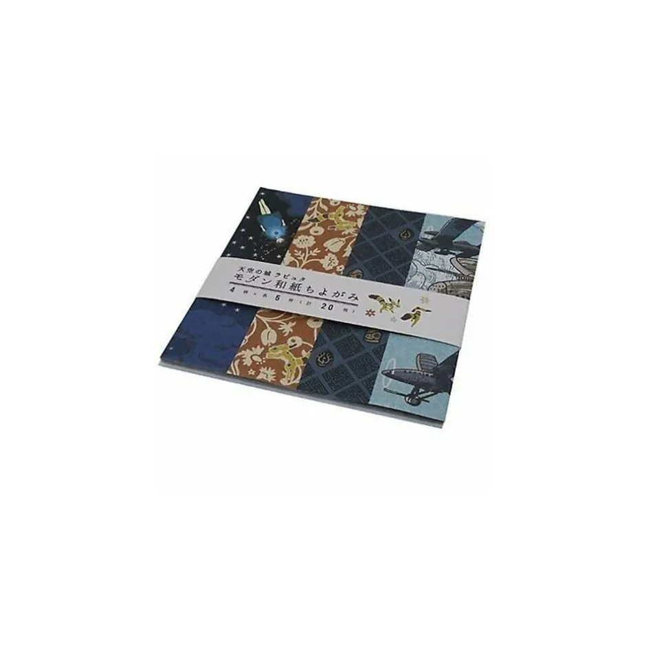 Maison Ghibli Postcards And Letter Papers-Chiyogami Paper - Castle In The Sky