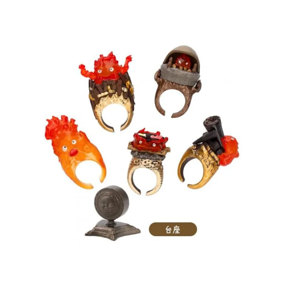 Maison Ghibli Figurines-Collection Calcifer 1 Blind Ring - Howl'S Moving Castle