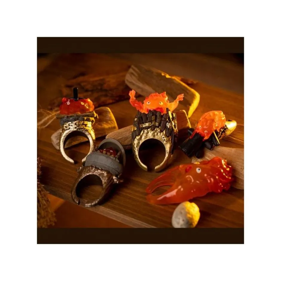 Maison Ghibli Figurines-Collection Calcifer 1 Blind Ring - Howl'S Moving Castle