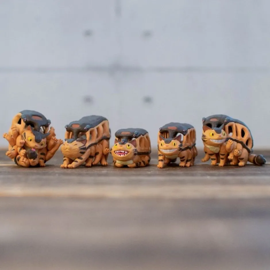 Maison Ghibli Figurines-Collection Cat Bus Assorted 6 Figurines - My Neighbor Totoro
