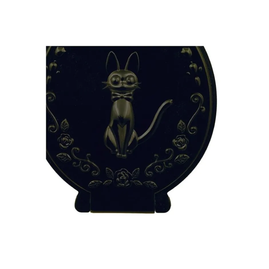 Maison Ghibli Accessories-Compact Mirror Jiji Black - Kiki'S Delivery Service