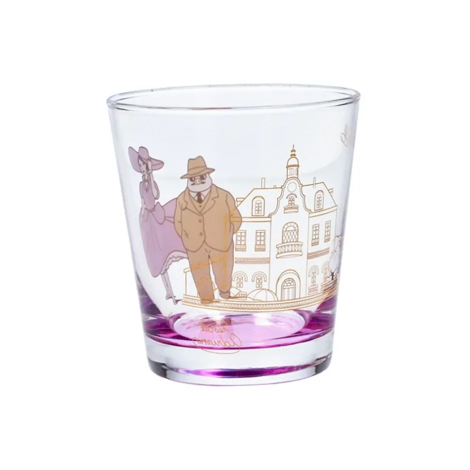 Maison Ghibli Kitchenware-Decorated Glass Marco & Gina - Porco Rosso