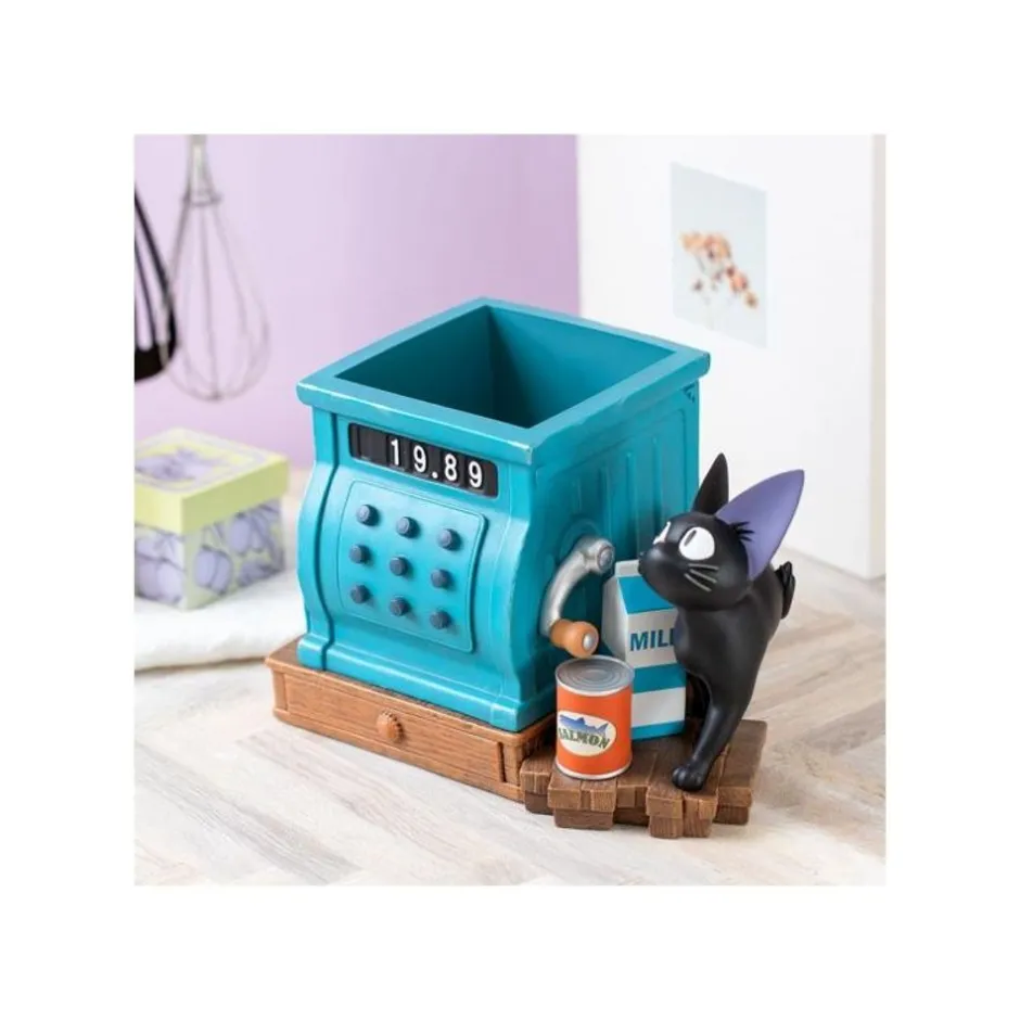 Maison Ghibli Decoration-Diorama Box Jiji And Blue Cash Register - Kiki'S Delivery Service