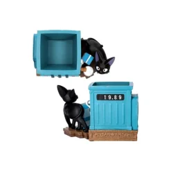 Maison Ghibli Decoration-Diorama Box Jiji And Blue Cash Register - Kiki'S Delivery Service
