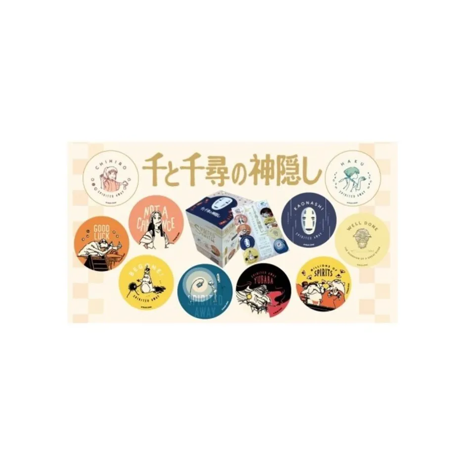 Maison Ghibli Badges-Display Of 10 Chihiro Anniversary Badges - Spirited Away