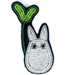 Maison Ghibli Pins-Embroidered Jewel Brooch Small Totoro - My Neighbor Totoro