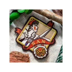 Maison Ghibli Badges-Embroidery Badge Sticker San - Princess Mononoke