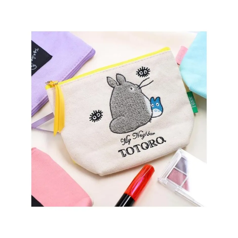Maison Ghibli Storage-Embroidery Pouch Big And Medium Totoro - My Neighbor Totoro