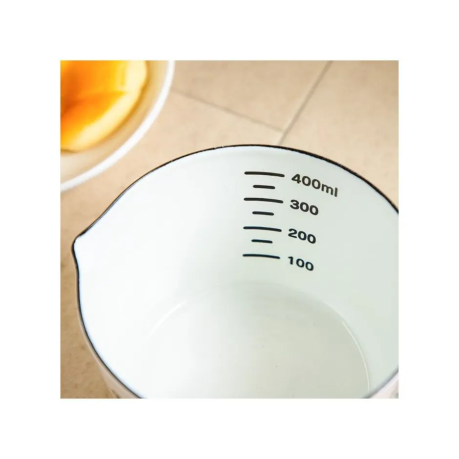 Maison Ghibli Kitchenware-Enamel Measuring Cup Soot Sprites 450Ml - My Neighbor Totoro