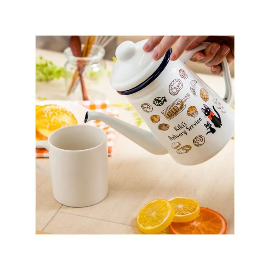 Maison Ghibli Kitchenware-Enamel Tea Pot Soot Sprites 1,1L - My Neighbor Totoro