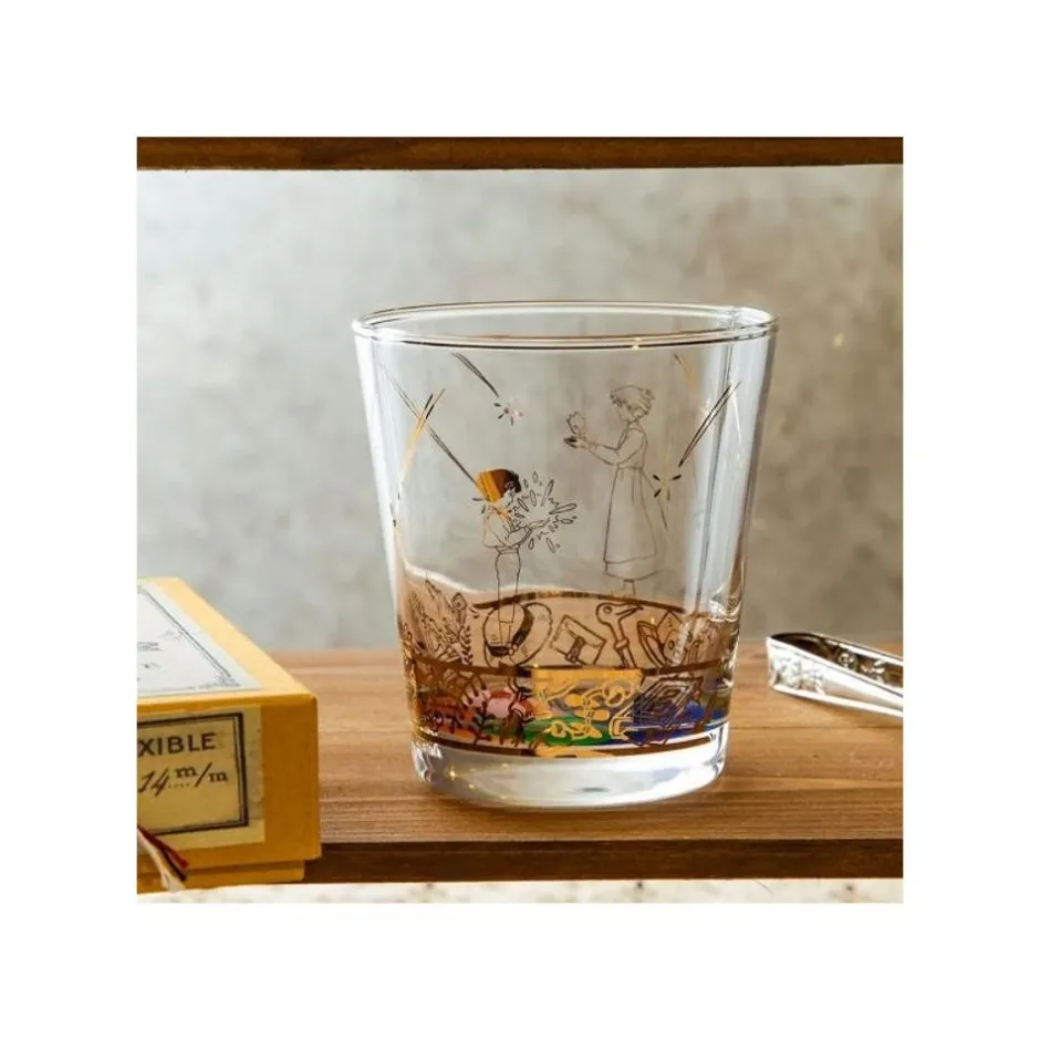 Maison Ghibli Kitchenware-Engraved Glass Howl & Sophie - Howl'S Moving Castle