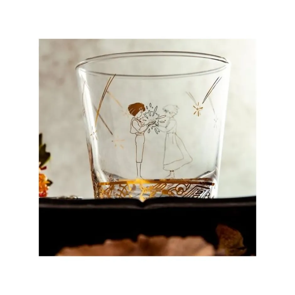 Maison Ghibli Kitchenware-Engraved Glass Howl & Sophie - Howl'S Moving Castle