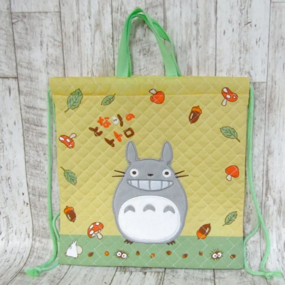 Maison Ghibli Bags-Foldable Backpack Totoro Nuts And Mushrooms - My Neighbour Totoro