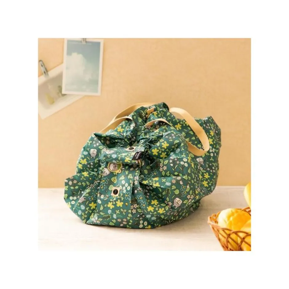 Maison Ghibli Bags-Foldable Eco Bag Totoro Flower Fields - My Neighbor Totoro
