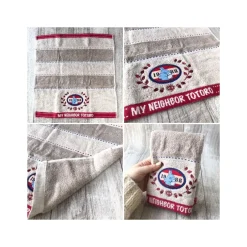 Maison Ghibli Household Linen-Gift Box 3 Towels Denim Stitching - My Neighbor Totoro