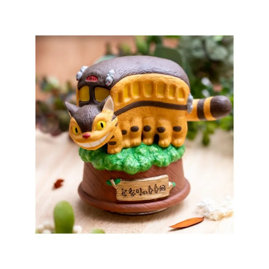 Maison Ghibli Music Boxes-Great Musical Statue Catbus On Tree - My Neighbor Tororo