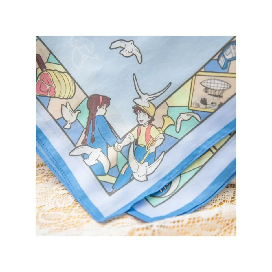 Maison Ghibli Outfits-Handkerchiefs Blue Wind Path - Castle In The Sky
