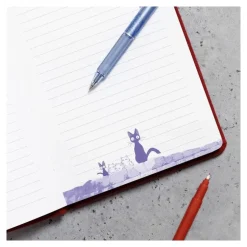 Maison Ghibli Notebooks And Notepads-Jiji Plush Journal - Kiki'S Delivery Service