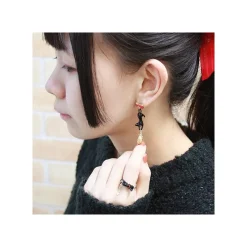 Maison Ghibli Jewellery-Jiji With Broom Pierced Earrings - Kiki'S Delivery Service