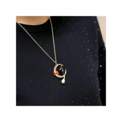 Maison Ghibli Jewellery-Jiji With Moon Necklace - Kiki'S Delivery Service