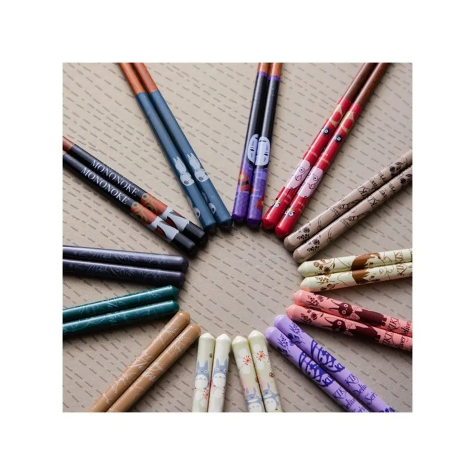 Maison Ghibli Kitchenware-Lacquered Chopsticks 21Cm Sketches Pink - Kiki'S Delivery Service