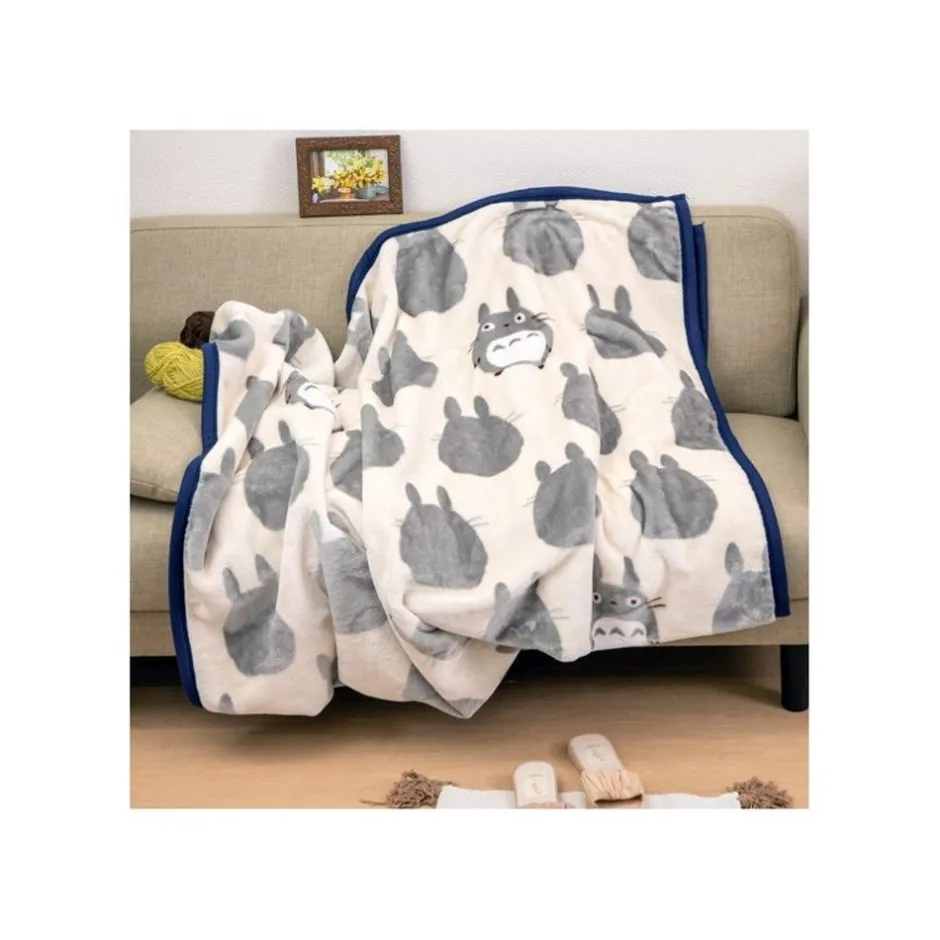 Maison Ghibli Household Linen-Long Blanket Totoro Silhouette 200X140 Cm - My Neighbor Totoro