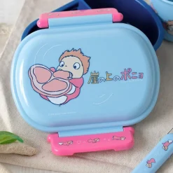 Maison Ghibli Kitchenware-Lunch Box 2 Locks Ponyo In The Ocean - Ponyo On The Cliff