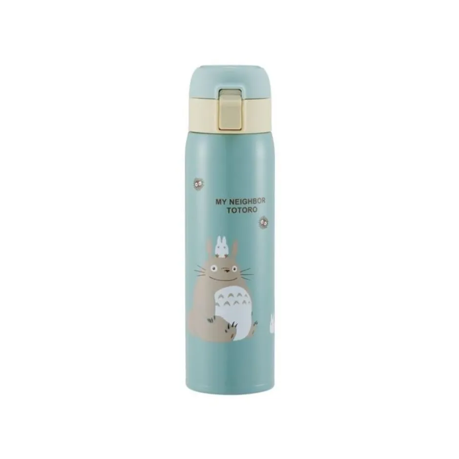 Maison Ghibli Kitchenware-Mat Light Green Thermos Bottle 480Ml - My Neighbor Totoro