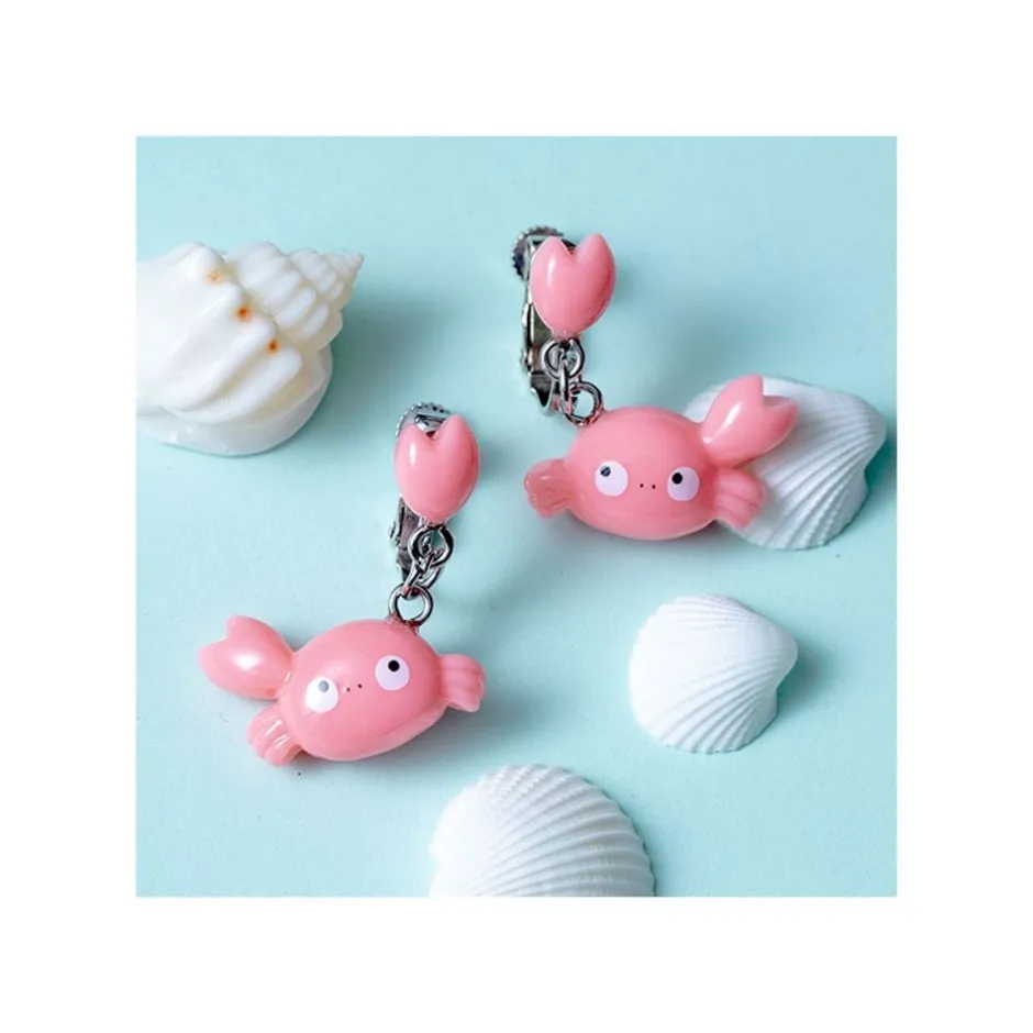 Maison Ghibli Jewellery-Mei Crab Clipped Earrings - My Neighbor Totoro
