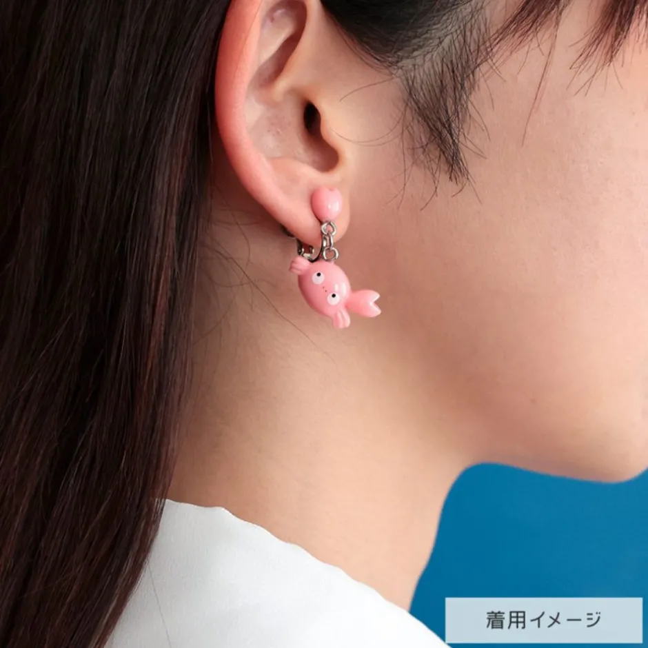 Maison Ghibli Jewellery-Mei Crab Clipped Earrings - My Neighbor Totoro