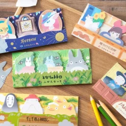 Maison Ghibli Small Equipment-Memo Set Calcifer, Heen & Navet - Howl'S Moving Castle