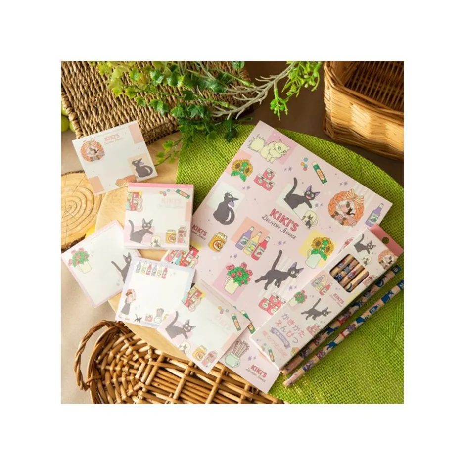 Maison Ghibli Small Equipment-Memo Set Jiji & Kiki Shopping - Kiki'S Delivery Service