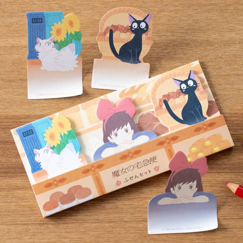 Maison Ghibli Small Equipment-Memo Set Kiki, Jiji & Licy - Kiki'S Delivery Service