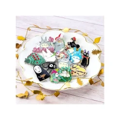 Maison Ghibli Pins-Metal Brooch Totoro Mushroom - My Neighbor Tororo
