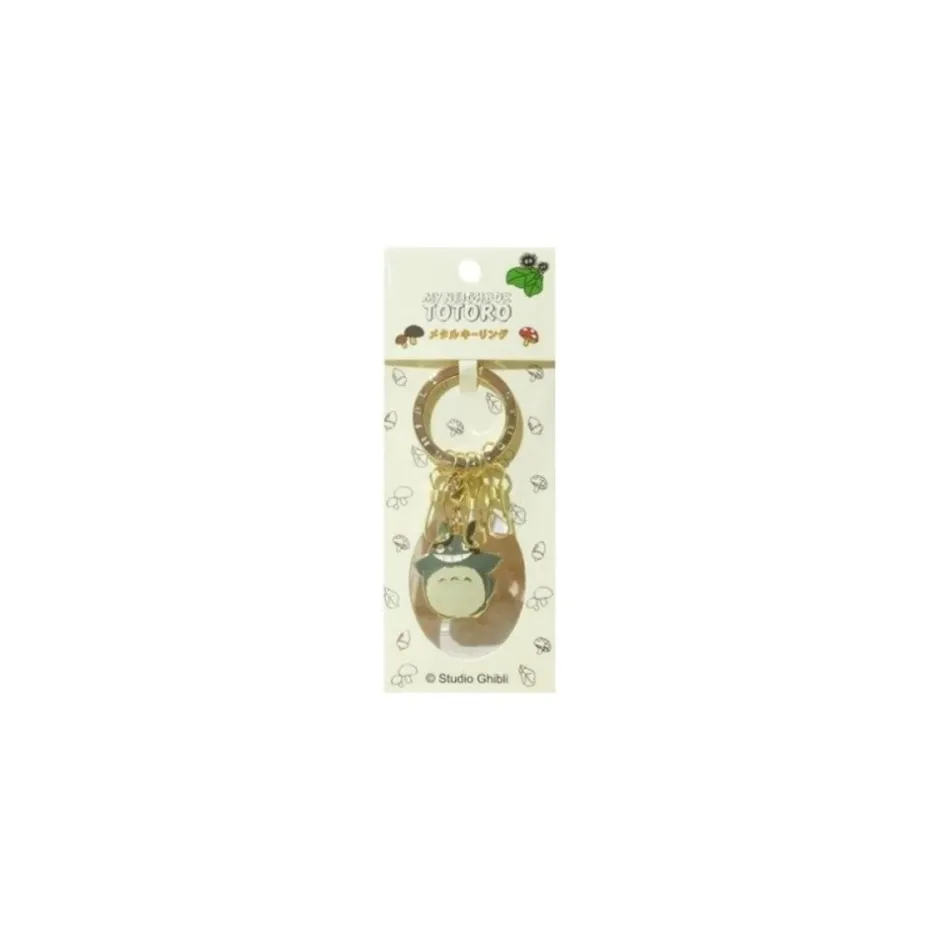 Maison Ghibli Keychains-Metal Key Holder Big Totoro Smile - My Neighbor Totoro