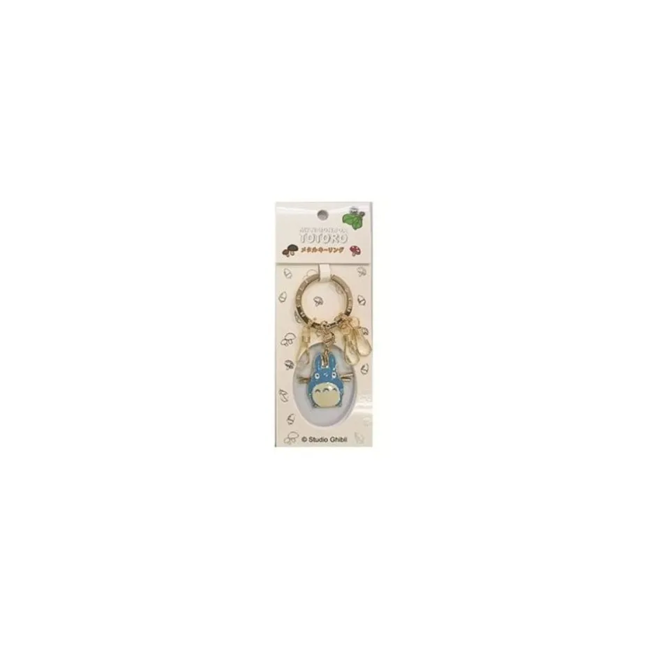 Maison Ghibli Keychains-Metal Key Holder Middle Totoro - My Neighbor Totoro