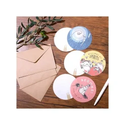 Maison Ghibli Postcards And Letter Papers-Mini Letter Set Pastels - Spirited Away