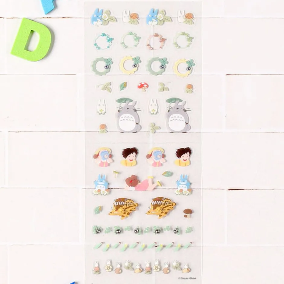 Maison Ghibli Small Equipment-Mini Schedule Stickers 2024 - My Neighbor Totoro