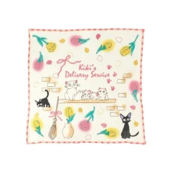 Maison Ghibli Household Linen-Mini Towel Cat Family 25 X 25 Cm - Kiki'S Delivery Service